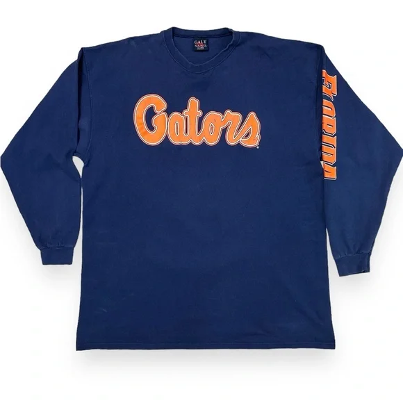 GALT SANDS University of Florida Gators Blue Crew Neck long Sleeve Shirt - Picture 8 of 8